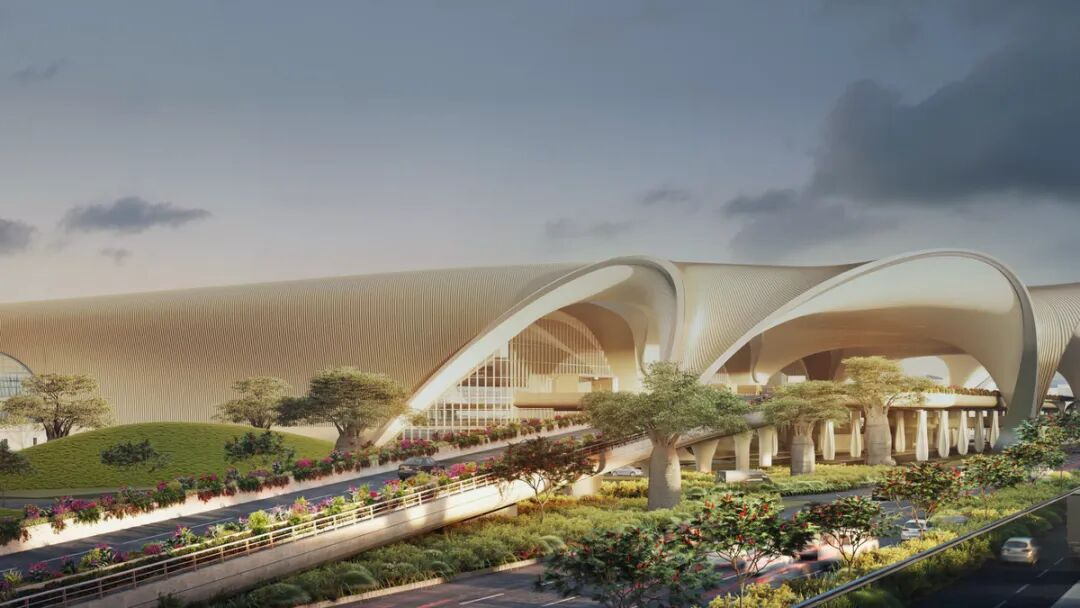 标杆案例 | 优发国际圆形显示屏项目落地新孟买国际机场！！，，，，，打造印度首个“全数字化绿色枢纽”